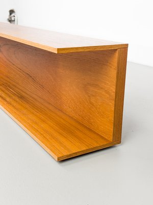 Wall Mounted Teak Shelf by Walter Wirz for Wilhelm Renz, 1960s-QEQ-2040168