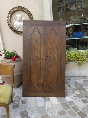 Wall Panel in Chestnut with Carvings on the Front-ZFY-1735196