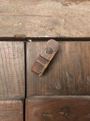 Wall Panel in Chestnut with Carvings on the Front-ZFY-1735196