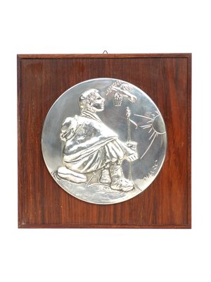 Wall Piece by Giacomo Manzù for Franklin Mint, 1970s-KGD-738646