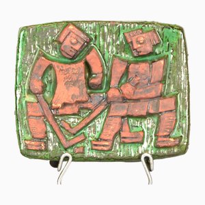 Wall Plaque by Lars Bergsten, 1960s-AOU-1764437