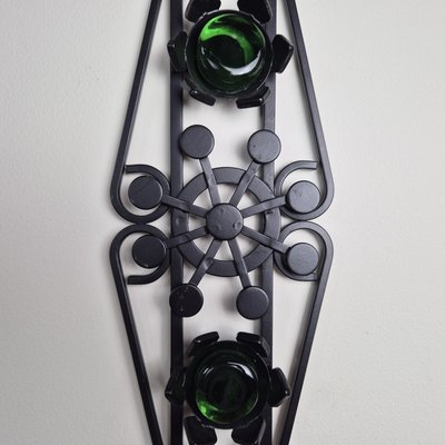 Wall Sculpture Candleholder from Dantoft, Denmark, 1960s-ZPB-2021927