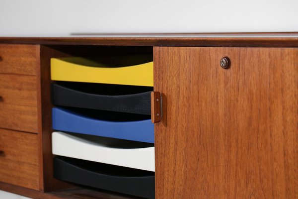 Wall Sideboard by Arne Vodder, Denmark, 1960s-YU-1329357