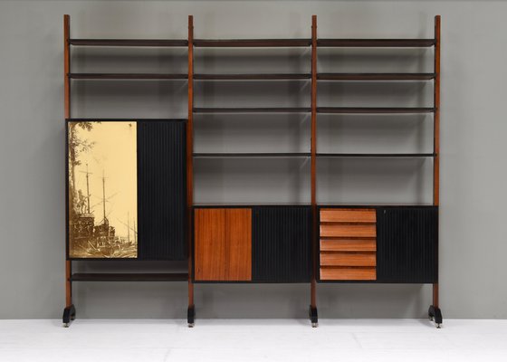 Wall Unit / Dry Bar by Vittorio Dassi for Permanente Mobili Cantù, Italy, 1950s / 60s-TE-1313406