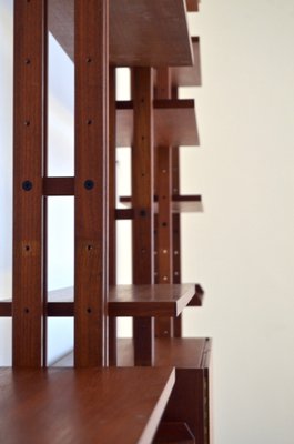 Wall Unit in Teak by Franco Albini for Poggi, 1950s-DUG-1935098