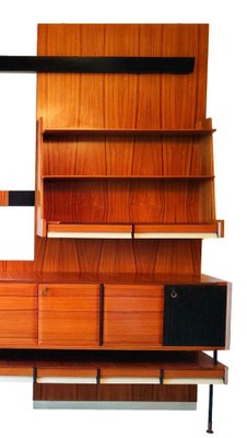 Wall Unit Library in the Style of Osvaldo Borsani, 1960s-FIP-1187801