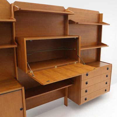 Wall Unit with Shelves, Drawers and Cabinets, 1960s-EZ-1703568