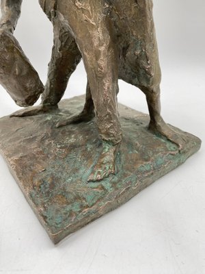 Walli Gebhard Linke, Fairytale Sculpture with Two Boys, 1950, Bronze-CZ-1754354