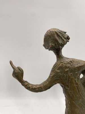 Walli Gebhard Linke, Fairytale Sculpture with Two Boys, 1950, Bronze-CZ-1754354