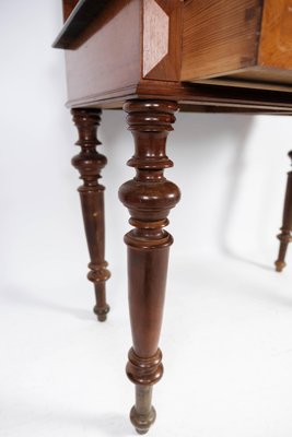 Walnut and Glass Dressing Table, 1880s-UY-999231