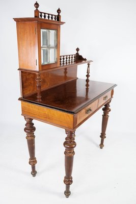 Walnut and Glass Dressing Table, 1880s-UY-999231