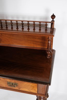 Walnut and Glass Dressing Table, 1880s-UY-999231