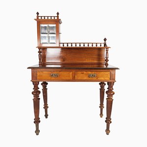 Walnut and Glass Dressing Table, 1880s-UY-999231