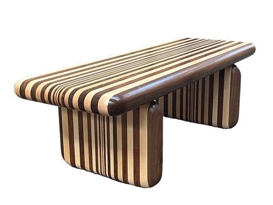 Walnut and Maple Bench by Jacques Sarphatie, 2010s-VDA-2028053