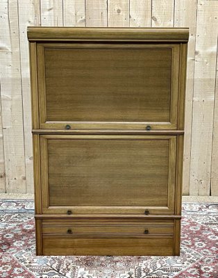 Walnut and Oak Bookshelf from MD, 1960s-QYF-1756667