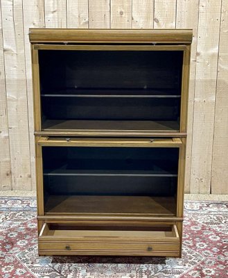 Walnut and Oak Bookshelf from MD, 1960s-QYF-1756667