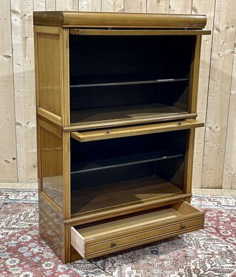 Walnut and Oak Bookshelf from MD, 1960s-QYF-1756667