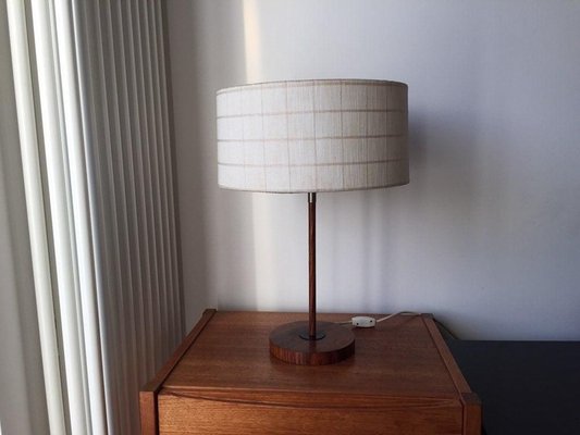 Walnut and Teak Table Lamp from Kaiser, 1950s-WSA-831219