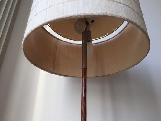 Walnut and Teak Table Lamp from Kaiser, 1950s-WSA-831219