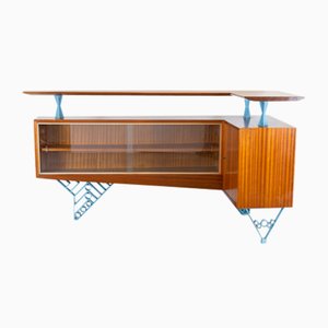 Walnut Bar Cabinet, 1950s-LMR-1269760