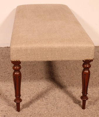 Walnut Bench, 19th Century-HPU-1783258