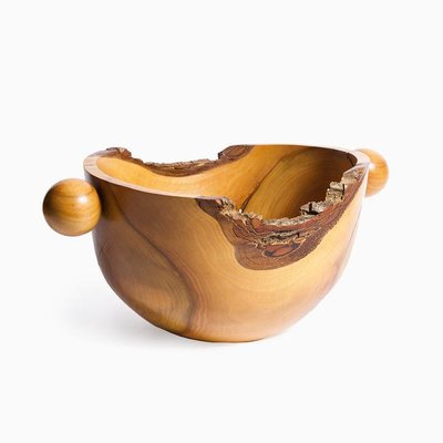 Walnut Bowl by Antonín Hepnar, 1990s-ENV-869851