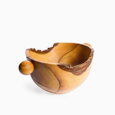 Walnut Bowl by Antonín Hepnar, 1990s-ENV-869851