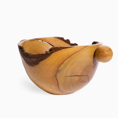 Walnut Bowl by Antonín Hepnar, 1990s-ENV-869851