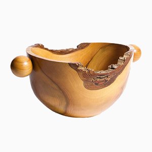 Walnut Bowl by Antonín Hepnar, 1990s-ENV-869851