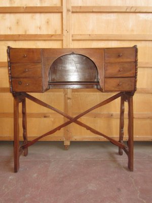 Walnut Cabinet Console, 1990s-CDG-1382878