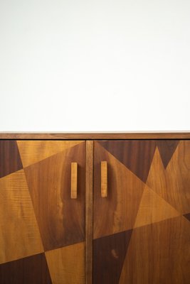 Walnut Cabinet with Drawers-FOH-2034849