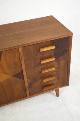 Walnut Cabinet with Drawers-FOH-2034849