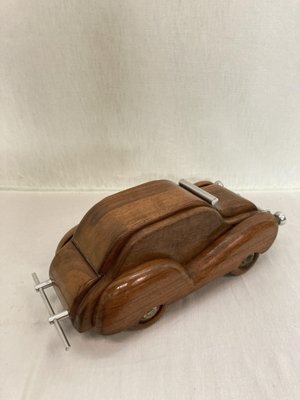 Walnut Car Shape Box, 1950s-VRR-1820152