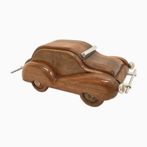 Walnut Car Shape Box, 1950s-VRR-1820152