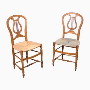 Walnut Chairs, Set of 2-OJE-1255101