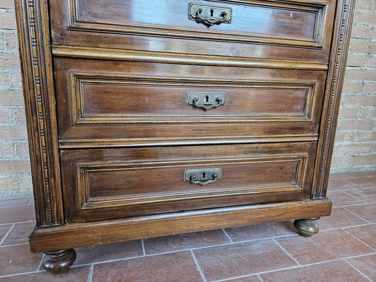 Walnut Chest of Drawers, 1890s-ZUW-1799290