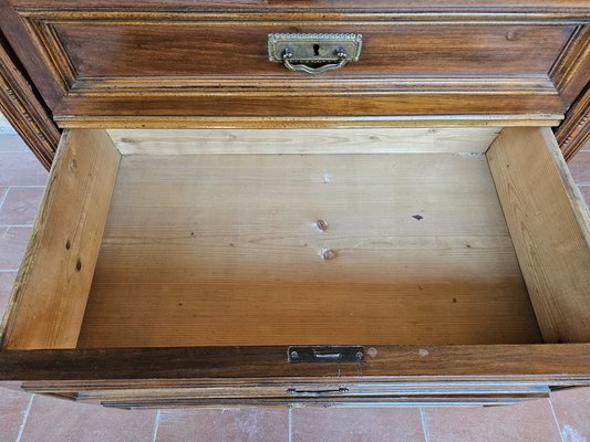 Walnut Chest of Drawers, 1890s-ZUW-1799290