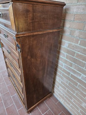 Walnut Chest of Drawers, 1890s-ZUW-1799290