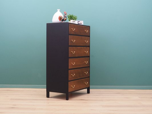 Walnut Chest of Drawers, Denmark, 1960s-VND-1784256