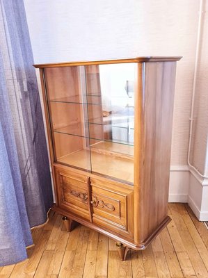 Walnut Display Cabinet by Maxime Old, 1940s-AWH-829863