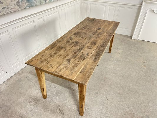 Walnut Farm Table, 1900s-PB-2032060