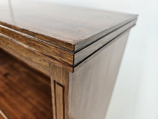 Walnut Feather Bookcase with Two Shelves, 1940-ZUW-2023438