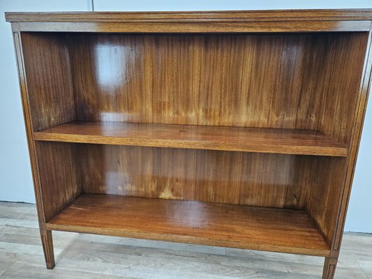 Walnut Feather Bookcase with Two Shelves, 1940-ZUW-2023438