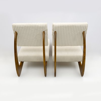 Walnut Lounge Chairs attributed to Adrian Pearsall for for Craft Associates, 1960, Set of 2-FER-1863225