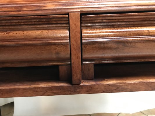 Walnut & Metal Desk-WQQ-1176719