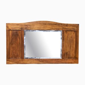 Walnut Mirror, 1930s-RAQ-1385788