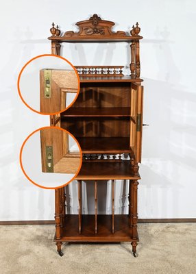 Walnut Music Cabinet, 1920s-RVK-1806957