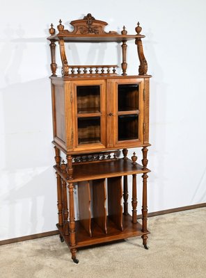 Walnut Music Cabinet, 1920s-RVK-1806957