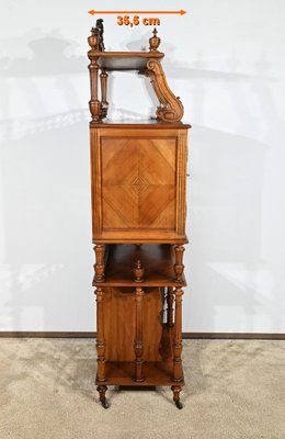 Walnut Music Cabinet, 1920s-RVK-1806957