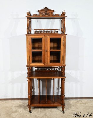 Walnut Music Cabinet, 1920s-RVK-1806957